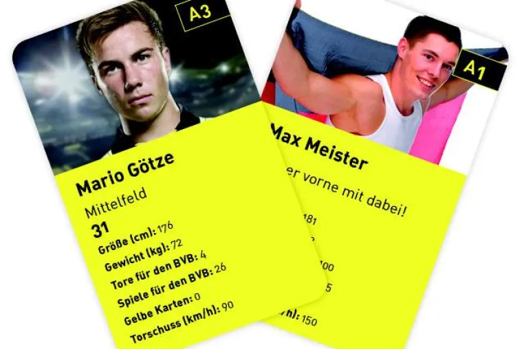 Fanquartett macht´s möglich: BVB-Stars und Fans in einem Kartenspiel Bild: Fanquartett macht´s möglich: BVB-Stars und Fans in einem Kartenspiel