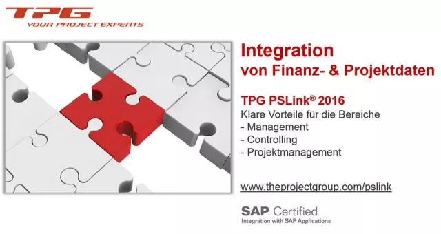Bild: SAP zertifiziert Integrations-Middleware TPG PSLink 2016