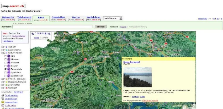 Bild: „Brätle“ mit search.ch