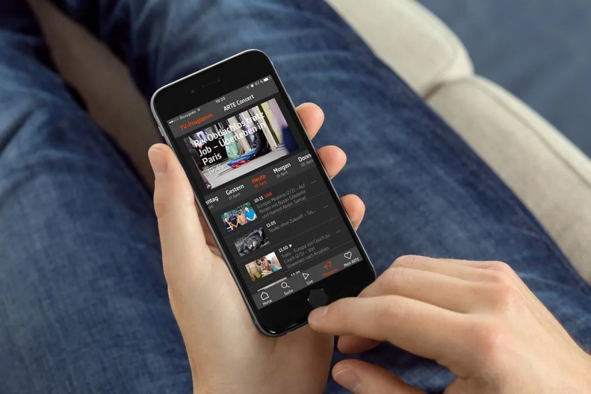 Neue ARTE iOS App auf dem iPhone
