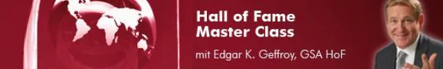 Bild: Erste Hall of Fame Master Class 2011 der GSA mit Edgar K. Geffroy