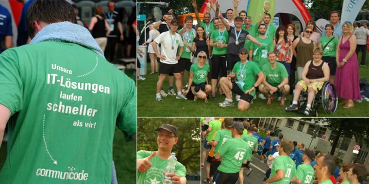 Bild: communicode beim 4. Essener RWE-Firmenlauf