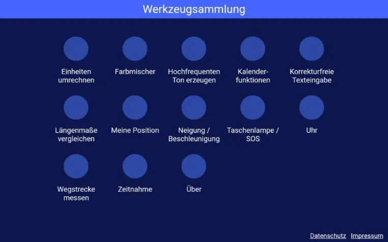 Bild: „Werkzeugsammlung 2“ für Android erschienen