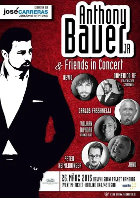 Anthony Bauer Jr.: Konzert für die José Carreras Stiftung in Hamburg Bild: Anthony Bauer Jr.: Konzert für die José Carreras Stiftung in Hamburg
