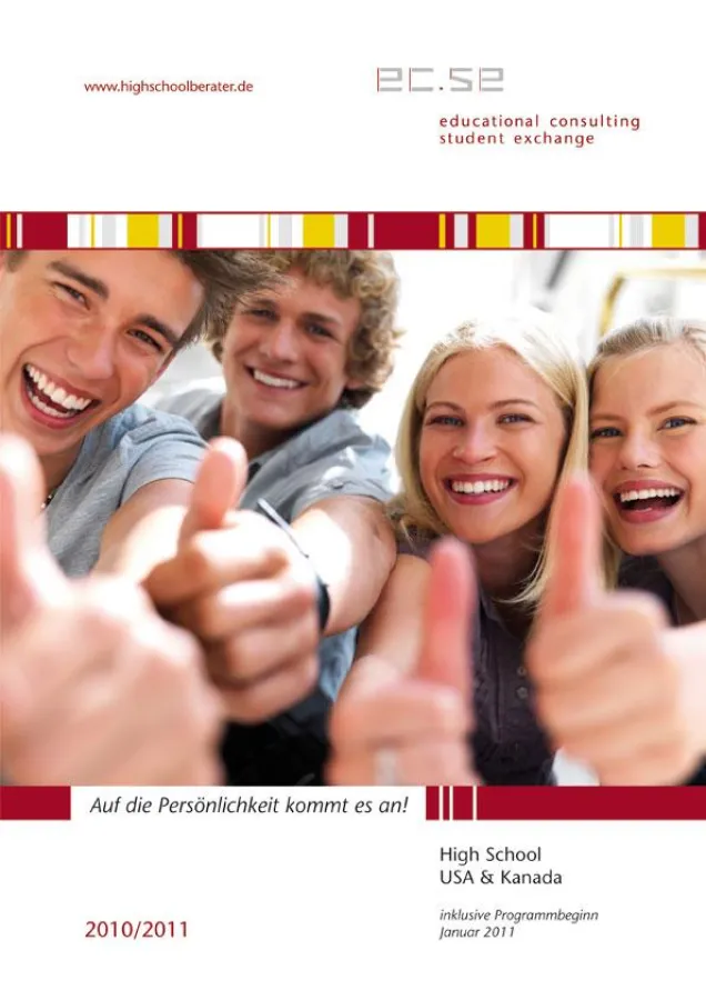 educational consulting & student exchange GmbH, Adenauerallee 12-14, 53113 Bonn, Tel. 0228 / 259084-0, Fax 259084-20, E-Mail info@highschoolberater.de, www.highschoolberater.de