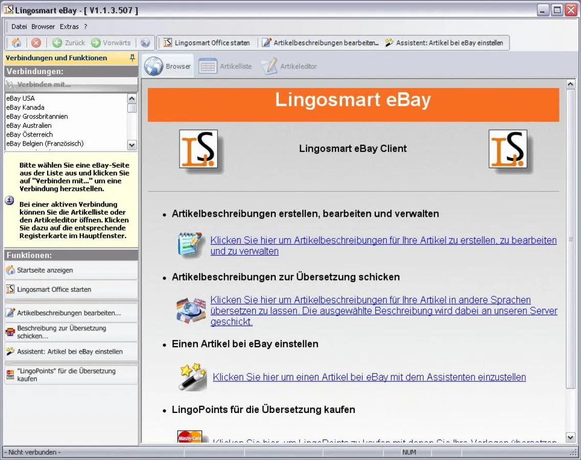 Lingosmart ebay eröffnet eBay-Verkäufern die Welt