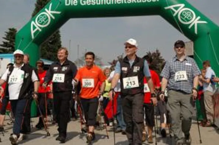 Dritte Auflage des AOK Walking Day mit allerlei Neuerungen Bild: Dritte Auflage des AOK Walking Day mit allerlei Neuerungen