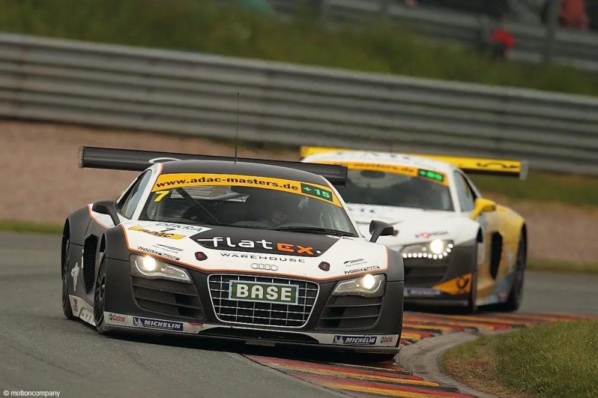 Christopher Haase siegt auf dem Sachsenring beim ADAC GT Masters, Mai 2011