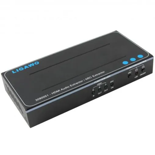 Mit Ligawos neuestem Produkt Audiosignale einer HDMI / ARC Quelle extrahieren. Bild: Mit Ligawos neuestem Produkt Audiosignale einer HDMI / ARC Quelle extrahieren.