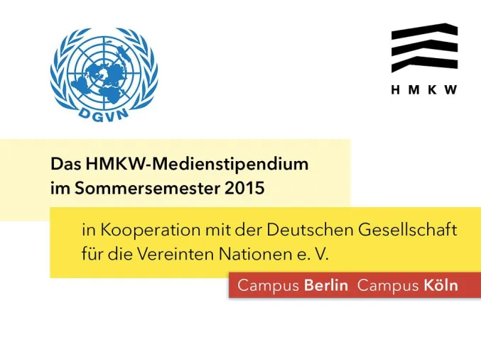 Bild: HMKW vergibt Medienstipendium