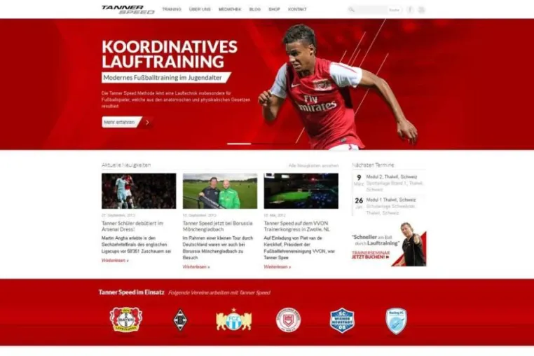 Neue Tanner Speed Webseite jetzt online Bild: Neue Tanner Speed Webseite jetzt online
