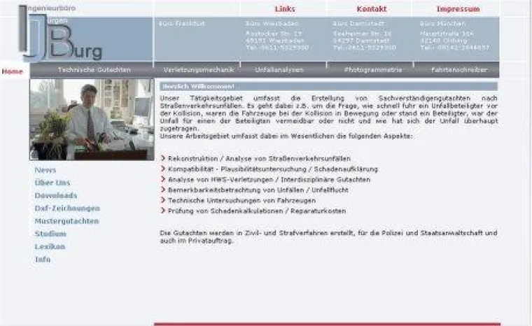 Bild: Das Ingenieurbüro Burg startet mit neuer Website