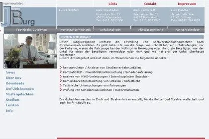 Das Ingenieurbüro Burg startet mit neuer Website Bild: Das Ingenieurbüro Burg startet mit neuer Website