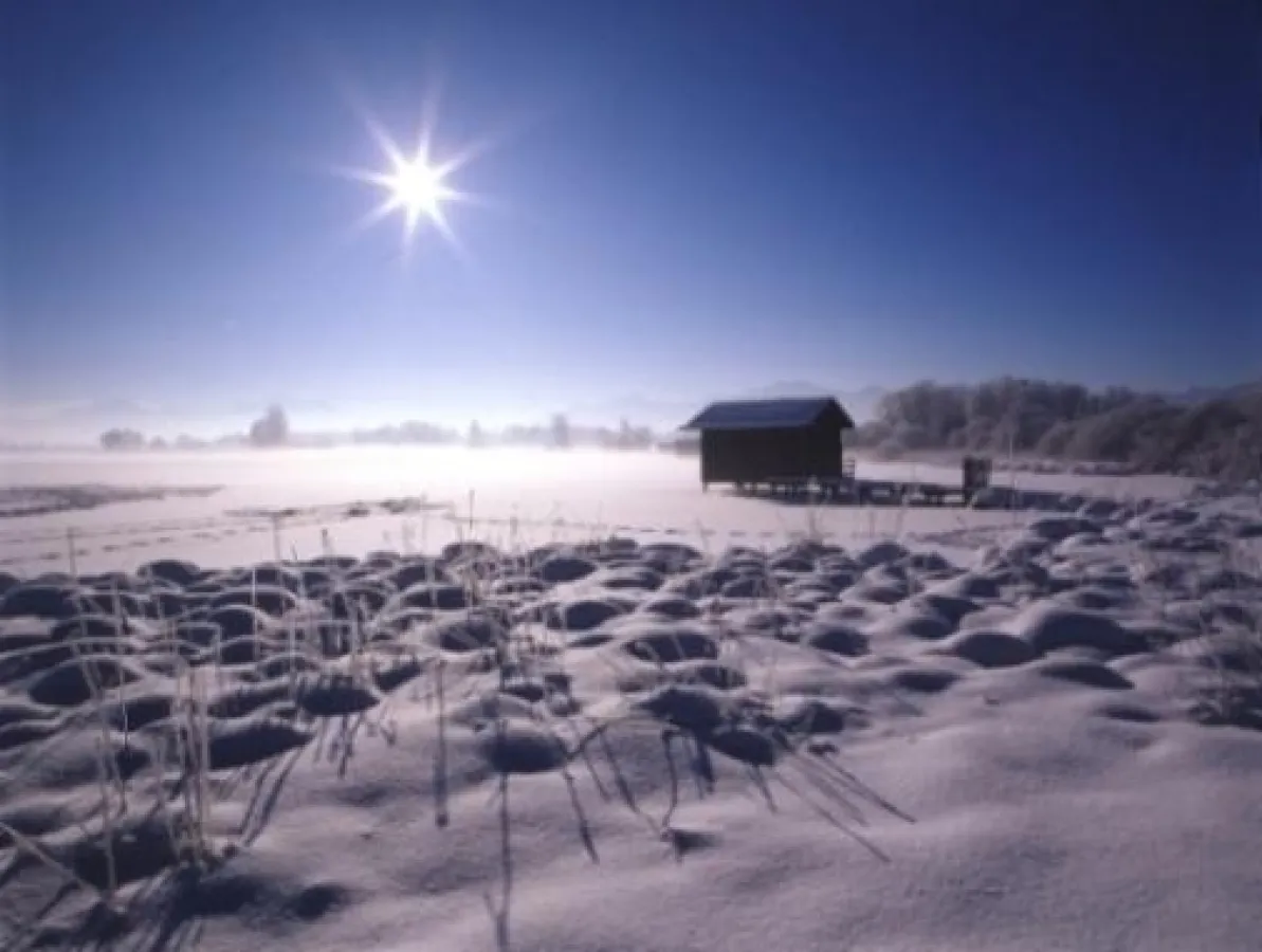 Chiemsee im Winter