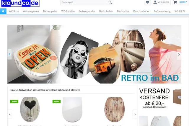 Online-Shop kloundco.de im neuen Design und mit mehr Komfort Bild: Online-Shop kloundco.de im neuen Design und mit mehr Komfort