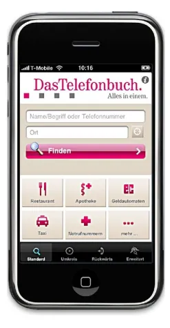 Über 100.000 Downloads der iPhone-Applikation von DasTelefonbuch Bild: Über 100.000 Downloads der iPhone-Applikation von DasTelefonbuch