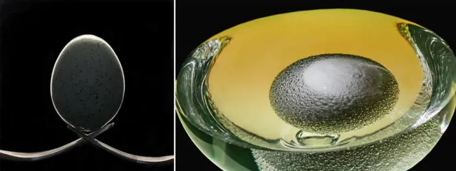 Bild: Beim Fotoworkshop „Ei, Ei, Ei,……“ zeigen sich Hühnerei und Co. von ihrer fotografien Seite