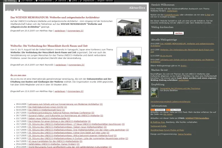 Bild: Weltweiter Informationsaustausch zum Thema UNESCO-Welterbe