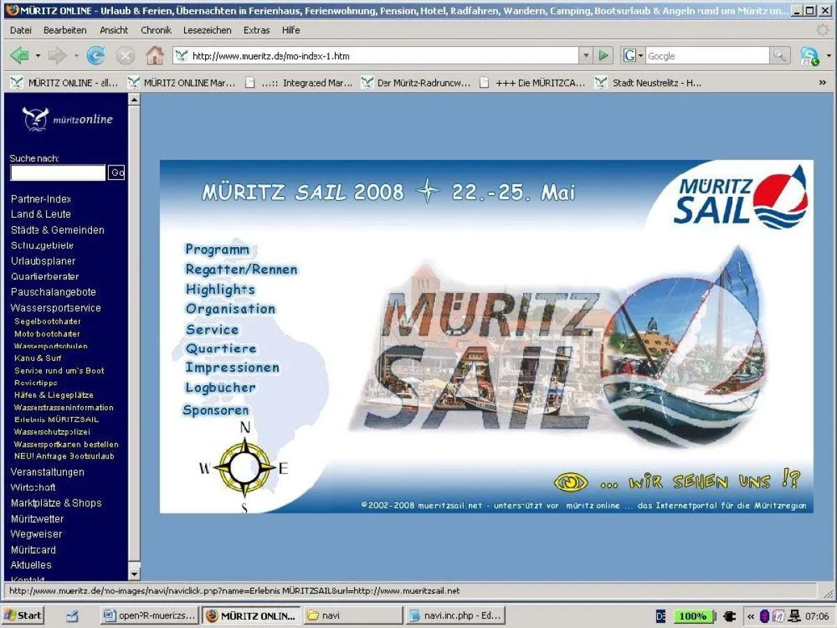 Alle Programminformationen zur Müritz Sail unter www.mueritz.de