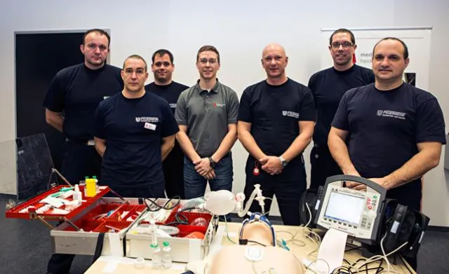 Bild: Berufsfeuerwehr Frankfurt: Ausbilder des FRTC absolvieren AHA-Instructor-Schulungen