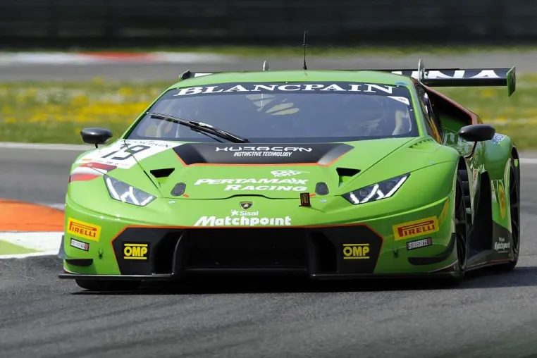 Bild: Grasser Racing Team dominiert mit dem neuen Lamborghini Huracán GT3 das Auftaktrennen in Monza