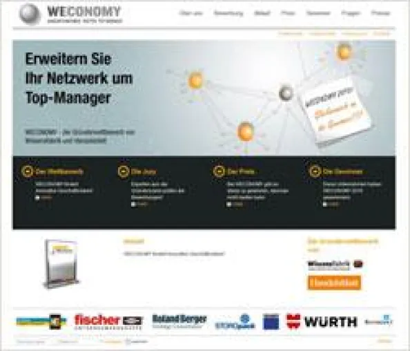WECONOMY bringt Existenzgründer mit deutschen Top-Managern zusammen Bild: WECONOMY bringt Existenzgründer mit deutschen Top-Managern zusammen