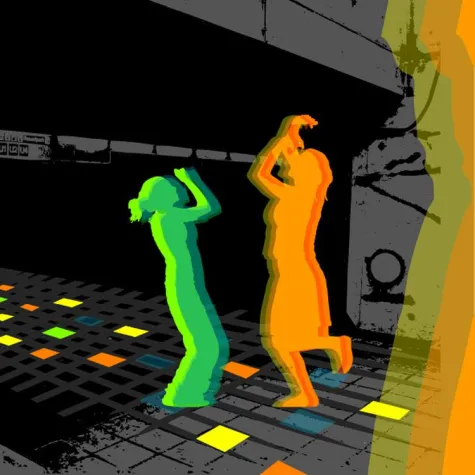 Performance junger VJs und VJanes im Künstlerhaus k/haus Wien Bild: Performance junger VJs und VJanes im Künstlerhaus k/haus Wien