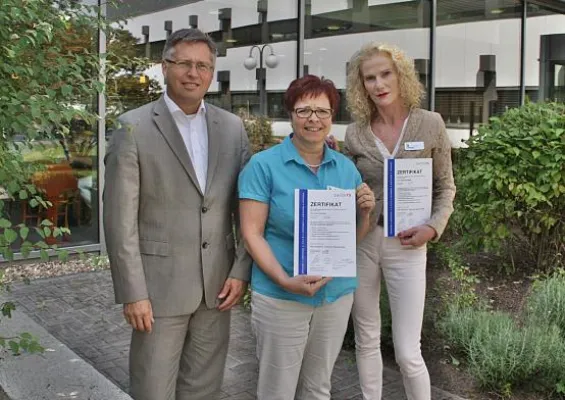 Bild: Kreiskrankenhaus Saarburg eines der ersten Krankenhäuser mit zwei zertifizierten Klinischen Risikomanagern