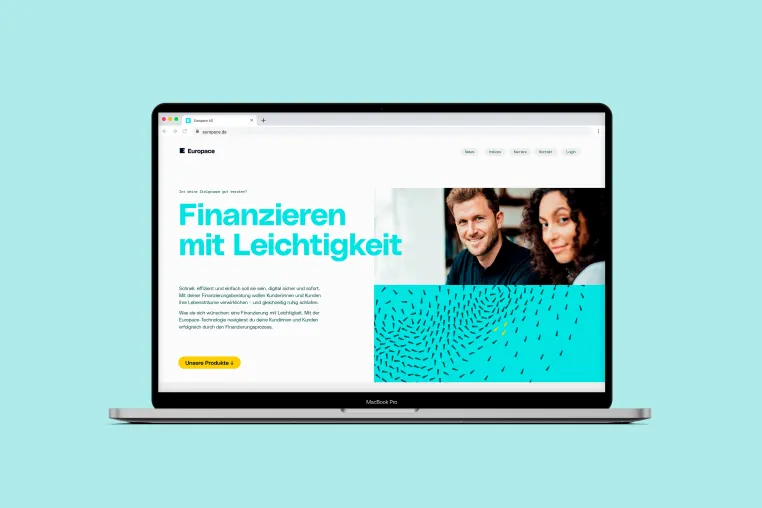 Finanzieren mit Leichtigkeit – Hypoport-Flagship Europace präsentiert neuen Markenauftritt Bild: Finanzieren mit Leichtigkeit – Hypoport-Flagship Europace präsentiert neuen Markenauftritt