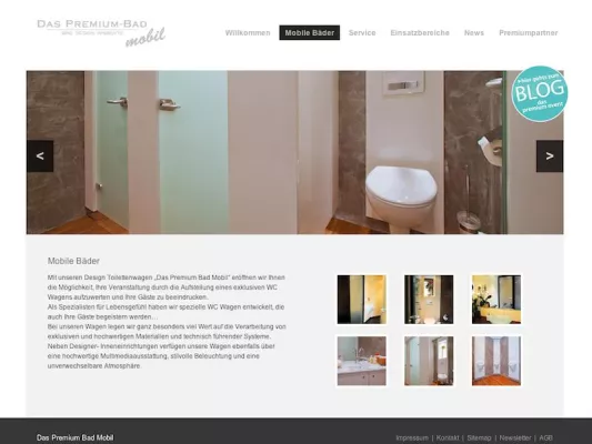 Das Premium Bad mobil verhilft jeder Veranstaltung zu glänzendem Erfolg Bild: Das Premium Bad mobil verhilft jeder Veranstaltung zu glänzendem Erfolg