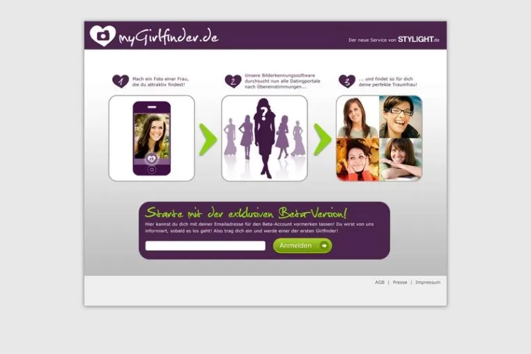 Stylight.de launcht Gesichtserkennung für Partnersuche Bild: Stylight.de launcht Gesichtserkennung für Partnersuche