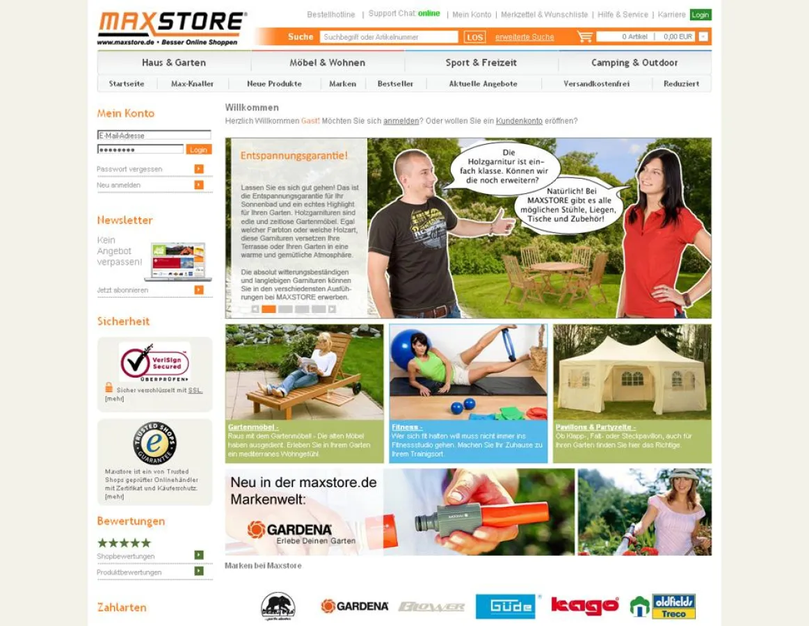www.maxstore.de - Besser Online Shoppen