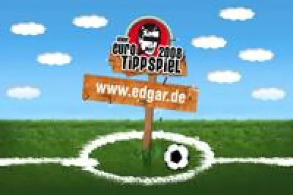 Bild: Edgar pfeift EM-Tippspiel an - Kostenloses Tippspiel zur Fußball-EM 2008 auf edgar.de