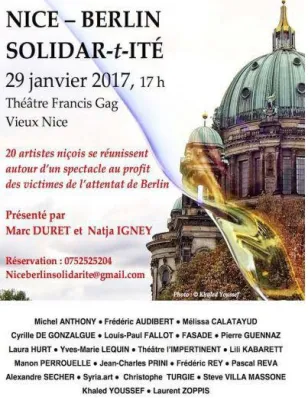 Bild: Nizza und Berlin erholen sich nach den Attentaten weiter, auch mit Hilfe von Kunst