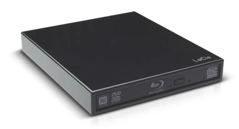 Blu-ray für unterwegs: Das LaCie Slim Blu-ray Bild: Blu-ray für unterwegs: Das LaCie Slim Blu-ray