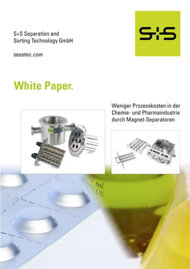 Whitepaper zum Einsatz von Magnetseparatoren in der Chemie- und Pharmaindustrie