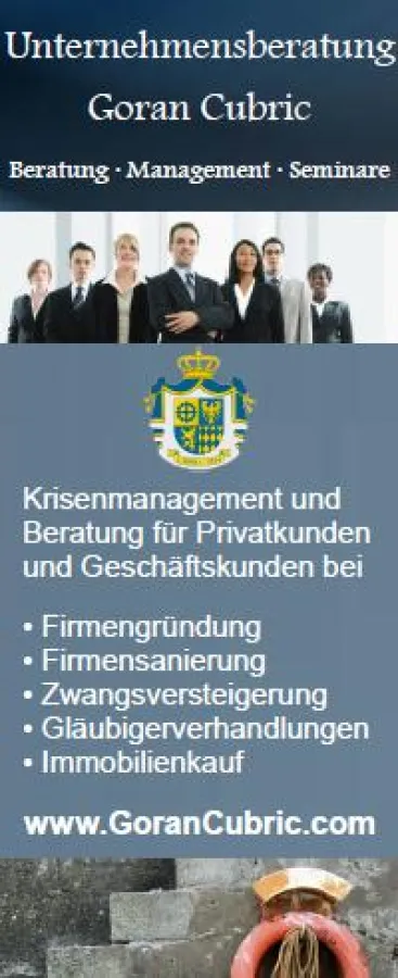 Unternehmensberatung Goran Cubric