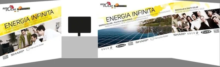 Energia Infinita - RenoSolar stellt auf der SOLAREXPO 2012 in Verona aus Bild: Energia Infinita - RenoSolar stellt auf der SOLAREXPO 2012 in Verona aus