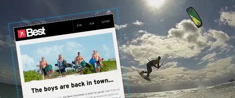 Bild: Tripicchio AG gewinnt mit Pure Action Sports die Marke Best Kiteboarding als Kunde