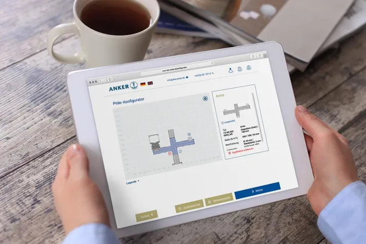 Bild: Flexibilität 4.0: Pole-Konfigurator von ANKER bietet über 566 Billionen Konfigurationen