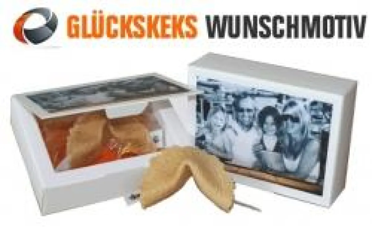 Individuelle Glücksbox mit Wunschmotiv