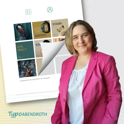 Bild: Typografie als Gestaltungselement für einen hochwertigen Business Auftritt