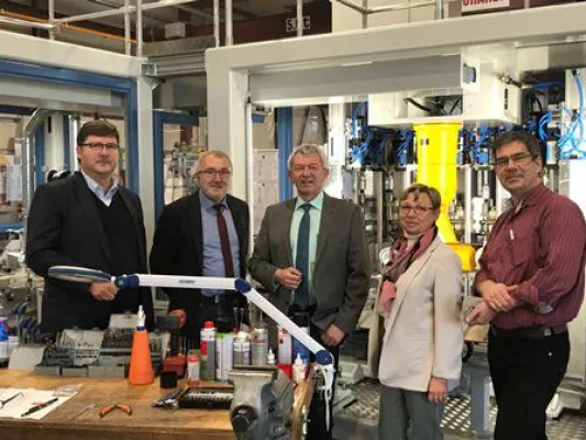 Landrat zu Besuch bei der INKA System GmbH Bild: Landrat zu Besuch bei der INKA System GmbH