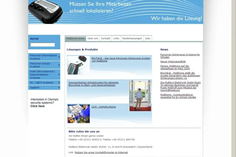 Bild: Neues Internetangebot der Multiton Elektronik GmbH ist jetzt Online