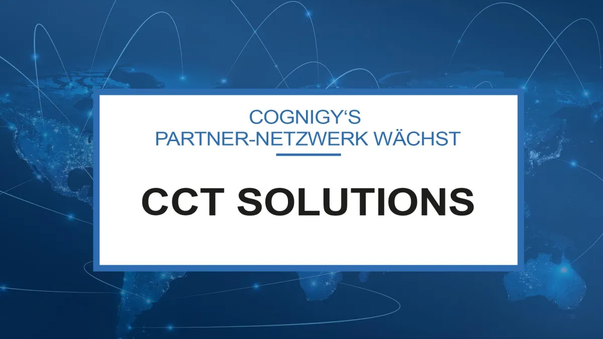 Cognigy & CCT Solutions gehen strategische Partnerschaft ein