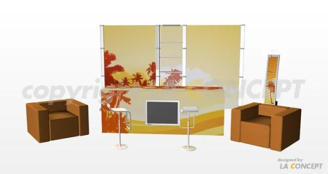 Bild: Design-Messestände für die 5elements in Berlin