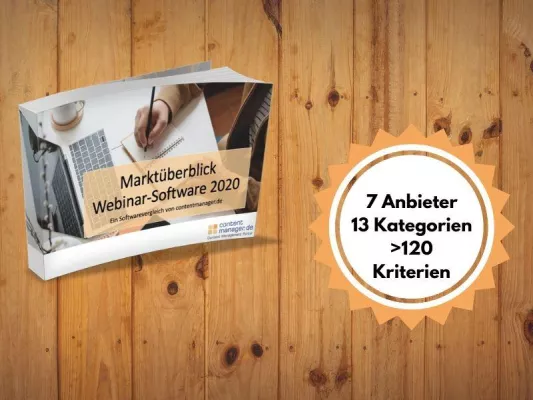 Bild: contentmanager.de veröffentlicht Marktüberblick zu Webinar Software Lösungen
