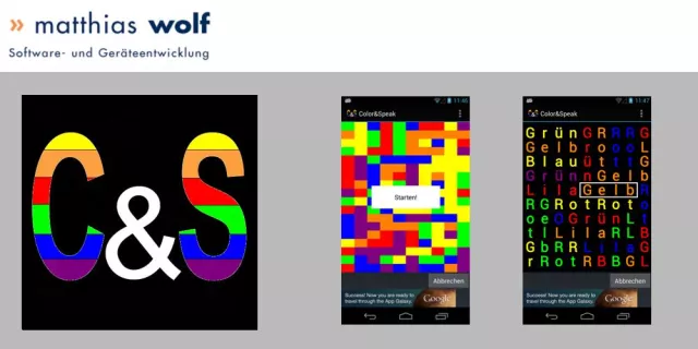 Bild: wolf-inf-tec veröffentlicht Spiel zur Farberkennung für Android