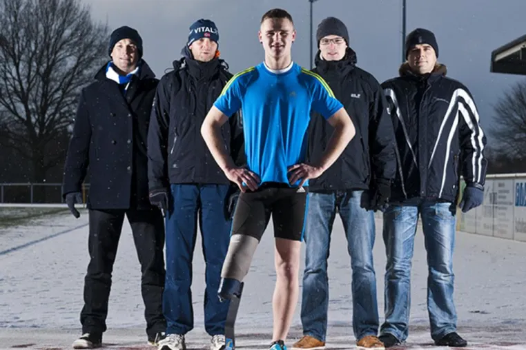 Bild: RUNNINGMATE unterstützt Nick Weihs auf dem Weg zu den Paralympics 2012