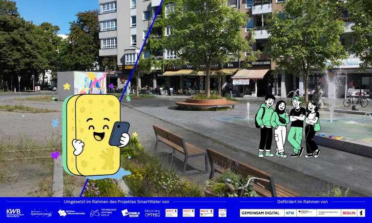 Bild: Berlin wird „Schwammtastisch“: Klimaanpassung spielerisch vermittelt 